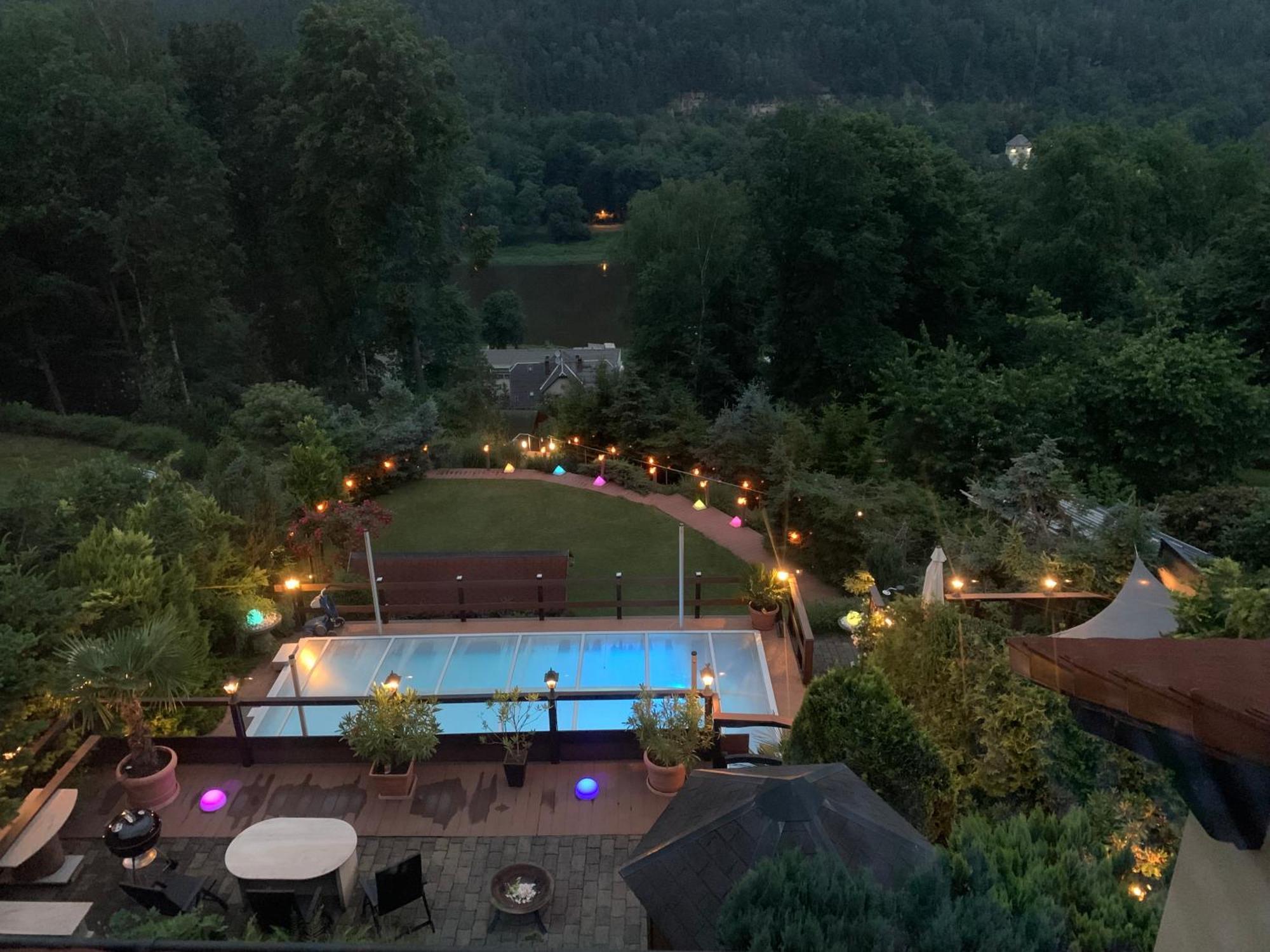 Ferienwohnung 1 Festungsblick Königstein an der Elbe Buitenkant foto