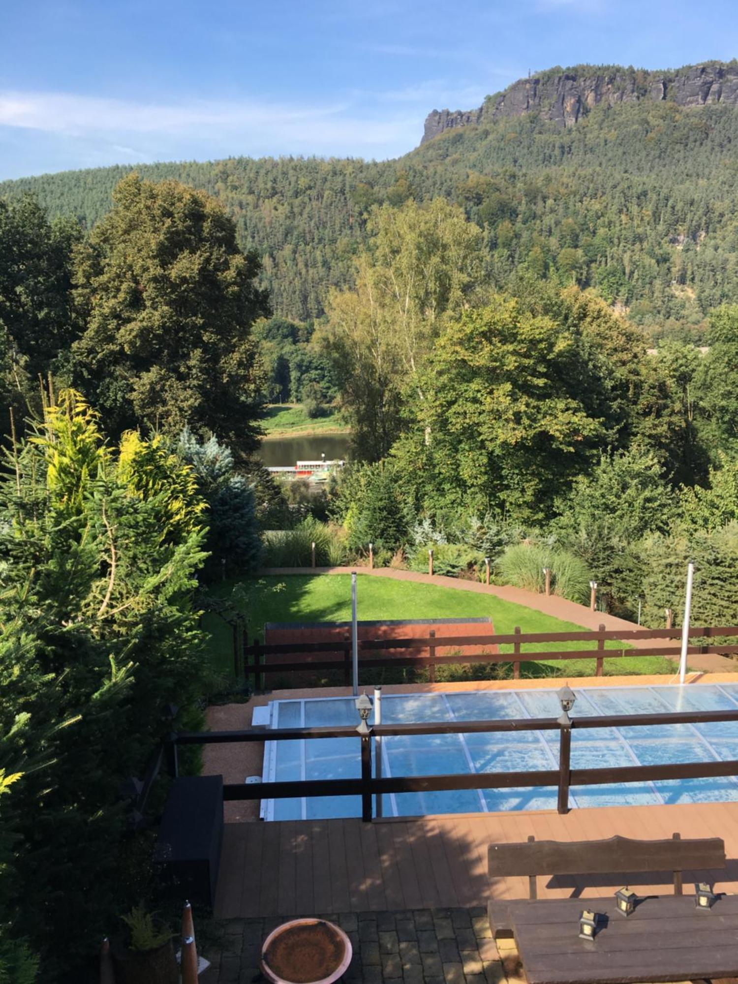 Ferienwohnung 1 Festungsblick Königstein an der Elbe Buitenkant foto