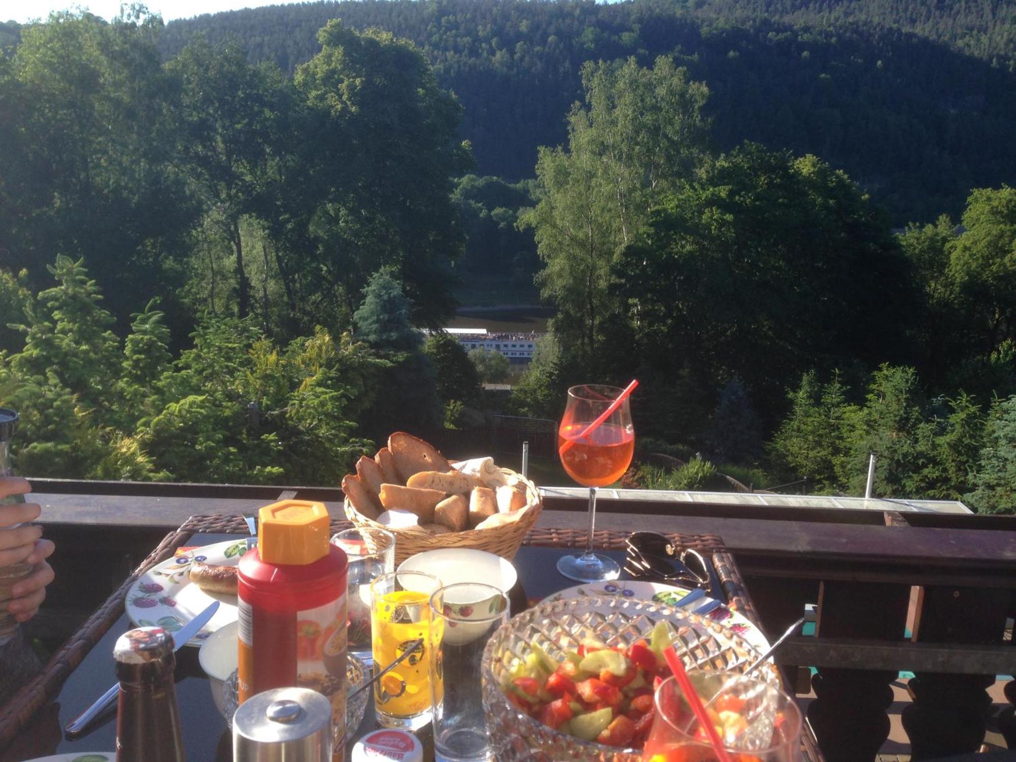 Ferienwohnung 1 Festungsblick Königstein an der Elbe Buitenkant foto