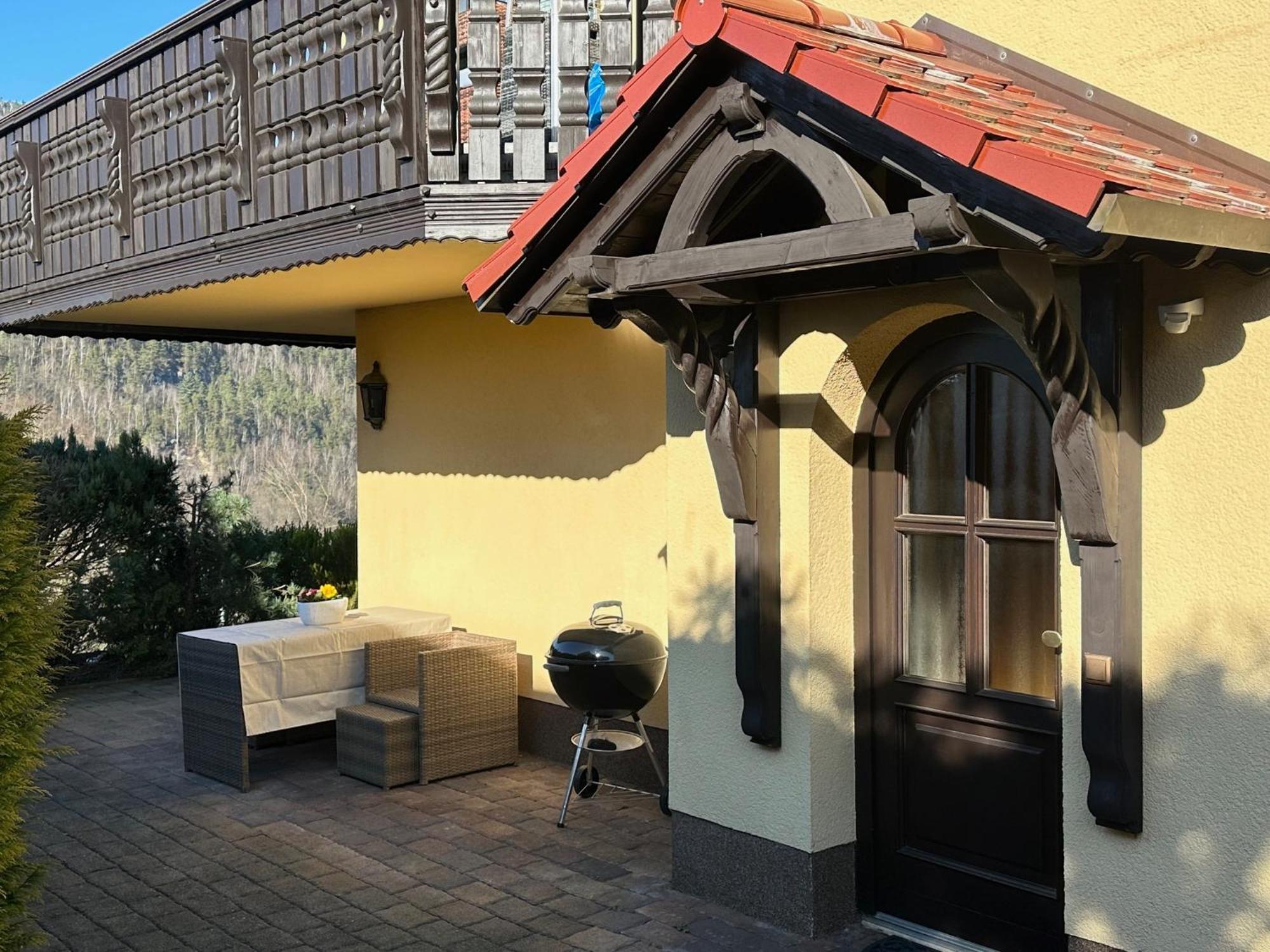 Ferienwohnung 1 Festungsblick Königstein an der Elbe Buitenkant foto
